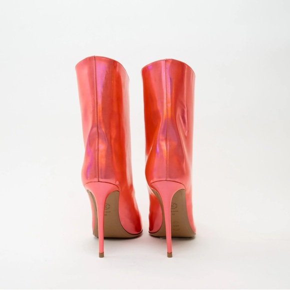 Alexander Vauthier coral metallic ankle booties - Picture 4 of 9